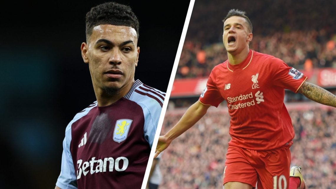 Aston Villa attacker Morgan Rogers and former Liverpool attacker Philippe Coutinho