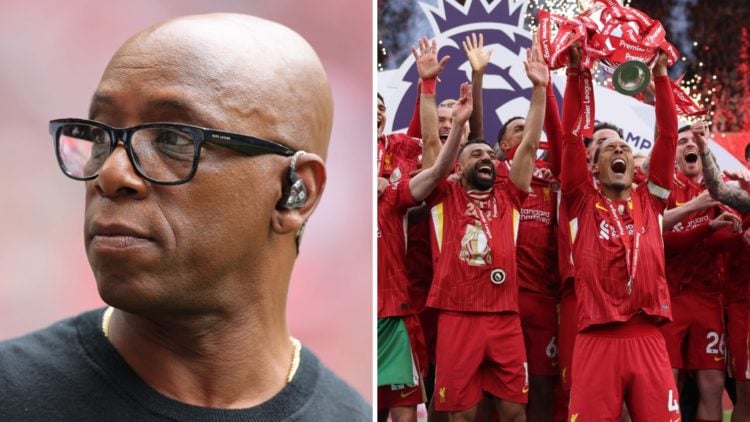 Ian Wright on punditry duty at Wembley ahead of the 2024 Community Shield between Manchester City and Manchester United. Virgil van Dijk lifts the ...