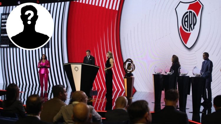 River Plate at the FIFA Club World Cup draw with a mystery insert