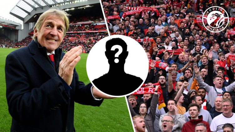 Sir Kenny Dalglish applauds the Anfield crowd after Liverpool Legends against AC Milan Glorie. The Liverpool fans hold up scarves at Anfield ahead ...