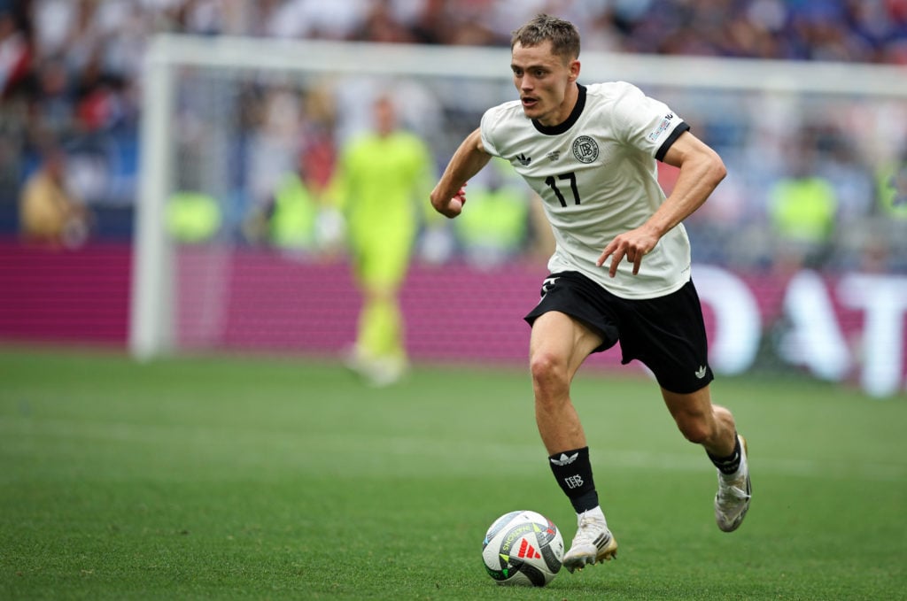 Germany's Florian Wirtz runs with the ball during the UEFA Nations League third place play-off against France.