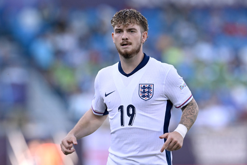 Liverpool's Harvey Elliott features for England v Slovenia during the UEFA European Under-21 Championship 2025 Group Stage
