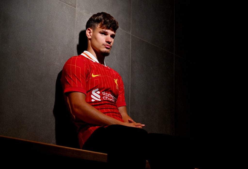 Liverpool Unveil New Signing Milos Kerkez