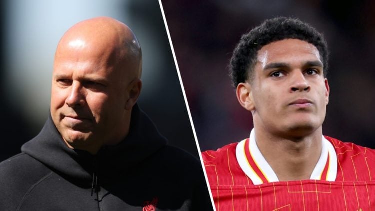 Arne Slot arrives at Craven Cottage ahead of Liverpool's Premier League match against Fulham. Jarell Quansah in action for Liverpool against PSG in...