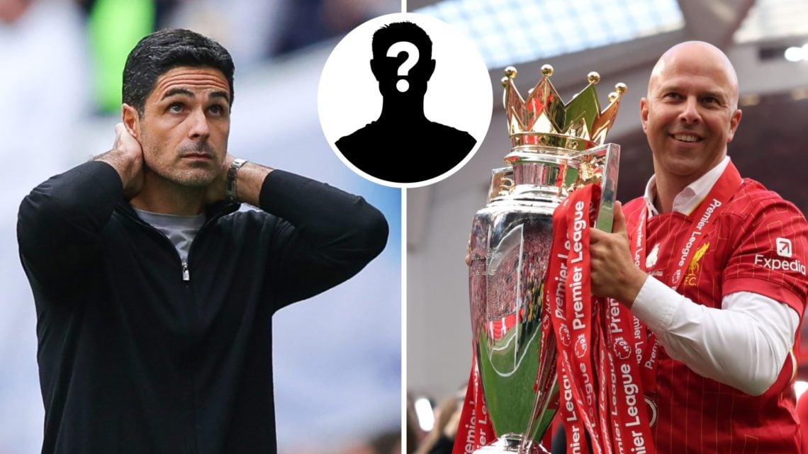 Mikel Arteta, manager of Arsenal, looks dejected during the Premier League match between Tottenham Hotspur FC and Arsenal FC at Tottenham Hotspur S...