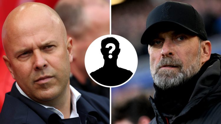 Arne Slot, Manger of Liverpool, looks on prior to the Premier League match between Liverpool FC and Crystal Palace FC at Anfield. Jurgen Klopp mana...