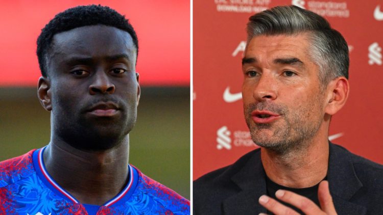Marc Guehi of Crystal Palace in action against Brighton in the Premier League. New Liverpool sporting director Richard Hughes answers questions whi...