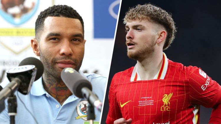 Jermaine Pennant of Tampines Rovers speaks during a media op at Komoco Motors Showroom. Harvey Elliott of Liverpool during the Carabao Cup Final be...