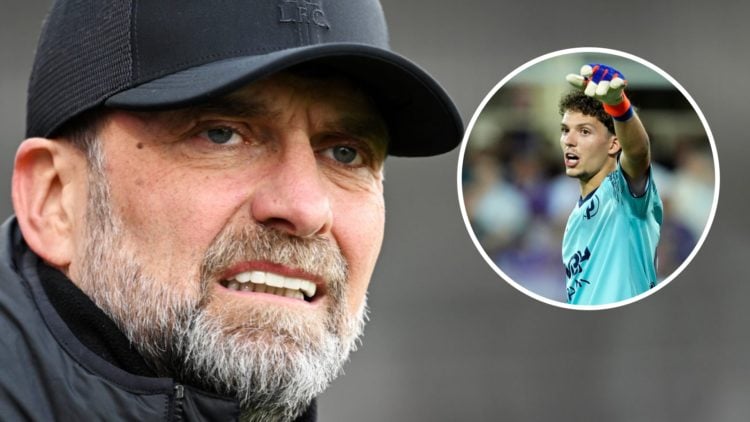 Liverpool manager Jurgen Klopp looks on during a Premier League match against Fulham. Puskas Academy goalkeeper Armin Pecsi in action during a Euro...