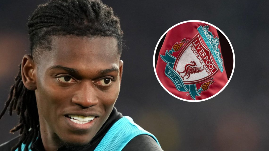 Rafael Leao warms up during AC Milan's Serie A match against AS Roma at the Olimpico. Liverpool corner flag flutters in the breeze ahead of the FA ...