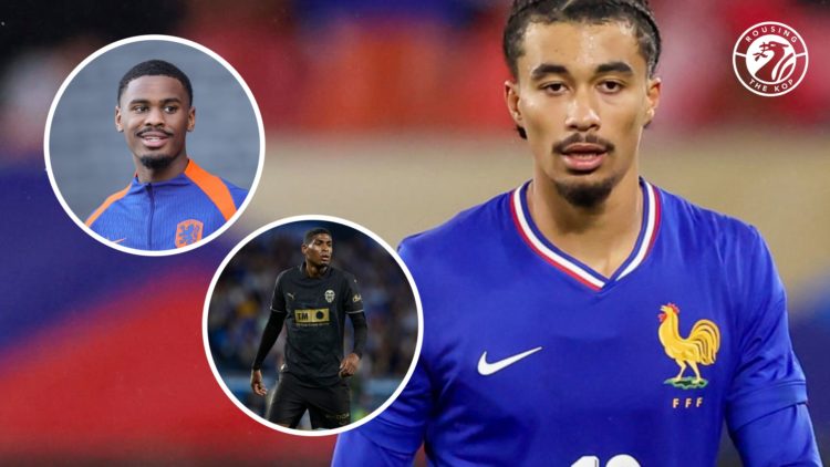 Nathan Zeze in action for France U21 against Germany U21. Jorrel Hato smiles during training with the Netherlands. Cristhian Mosquera in action for...