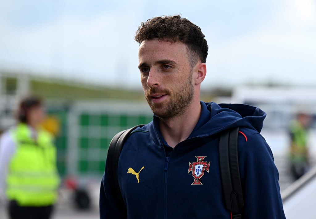 Diogo Jota pictured during Portugal Training Session And Press Conference - UEFA Nations League 2025 Semi-final