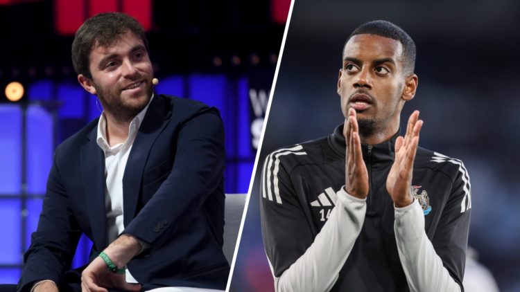 Fabrizio Romano, Football Journalist, on Centre Stage during day three of Web Summit 2021 at the Altice Arena in Lisbon, Portugal. Newcastle United...