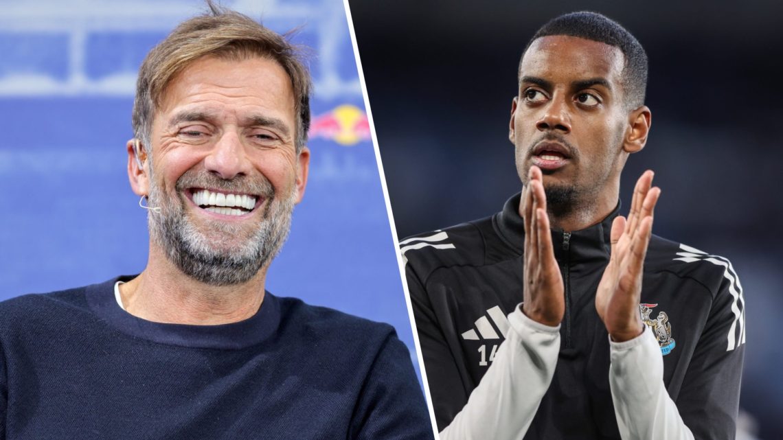 Presentation of Jürgen Klopp As Head Of Global Soccer Red Bull. Newcastle United striker Alexander Isak applauds fans ahead of the Premier League m...