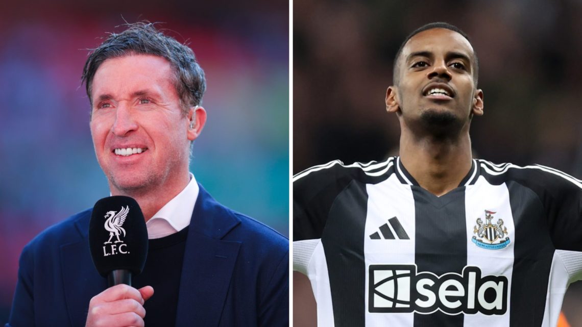 LFC TV pundit Robbie Fowler during the Carabao Cup Final between Liverpool and Newcastle United at Wembley Stadium. Alexander Isak of Newcastle Uni...