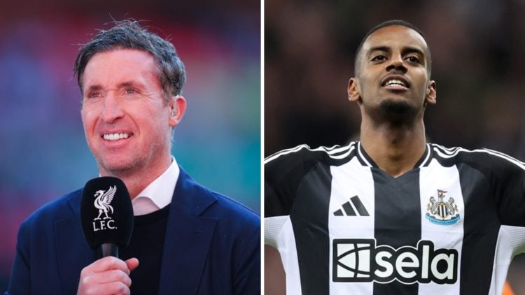 LFC TV pundit Robbie Fowler during the Carabao Cup Final between Liverpool and Newcastle United at Wembley Stadium. Alexander Isak of Newcastle Uni...