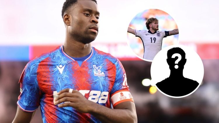Marc Guehi of Crystal Palace during the Emirates FA Cup Third Round match between Crystal Palace and Stockport County at Selhurst Park. Harvey Elli...