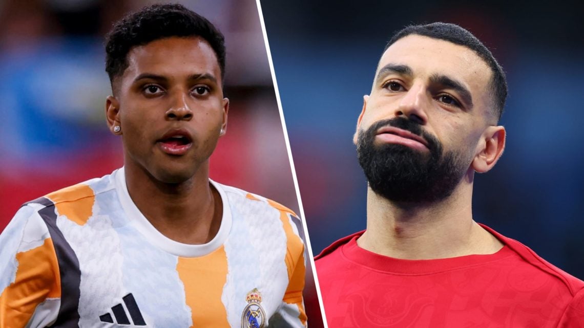 Rodyrgo warming up for Real Madrid ahead of the Copa del Ray final against Barcelona. Salah warming up for Liverpool ahead of game against Manchest...