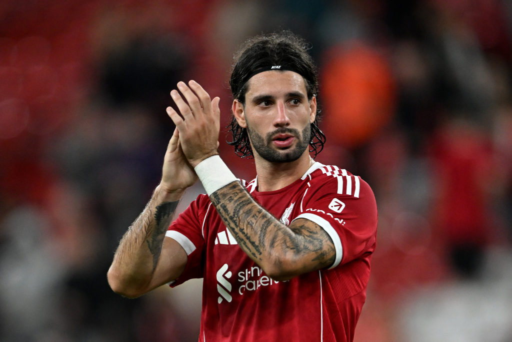Dominik Szoboszlai applauds fans after Liverpool's pre-season friendly against Athletic Bilbao