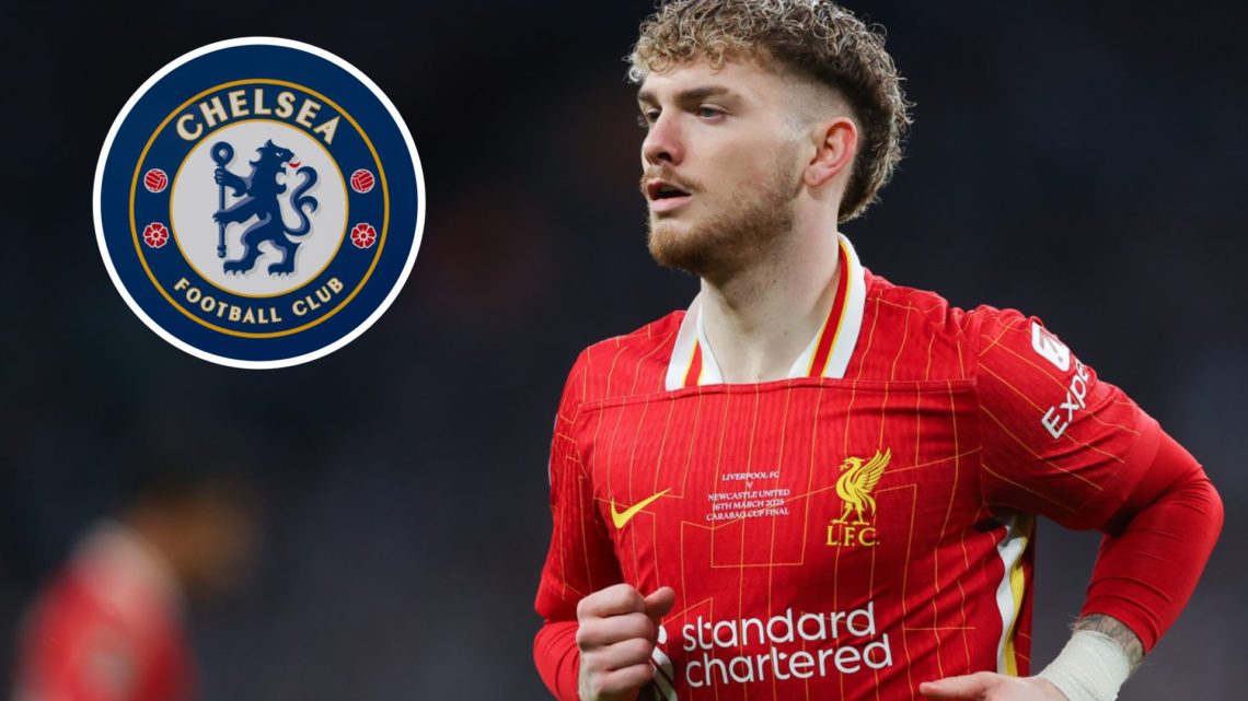 Harvey Elliott pictured in the Carabao Cup final between Liverpool and Newcastle. The Chelsea FC badge during the Adobe Women's FA Cup Fourth Round...