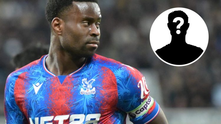 Main: Marc Guehi pictured in action for Crystal Palace. Insert: Mystery player