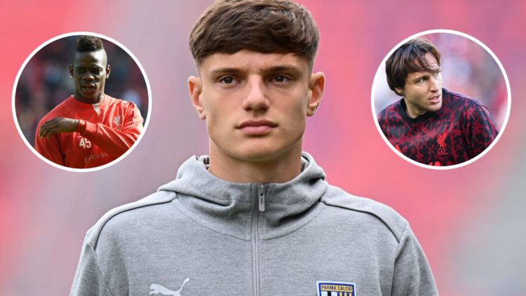 Giovanni Leoni walks out ahead of the Serie A match between Parma and Bologna. Federico Chiesa warms up for Liverpool ahead of the 2025 Community S...