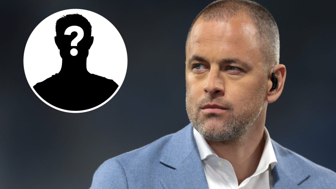 Former West Ham, Chelsea and England footballer Joe Cole pictured as a guest for Channel 4, looks on prior to the UEFA EURO 2024 qualifying round g...
