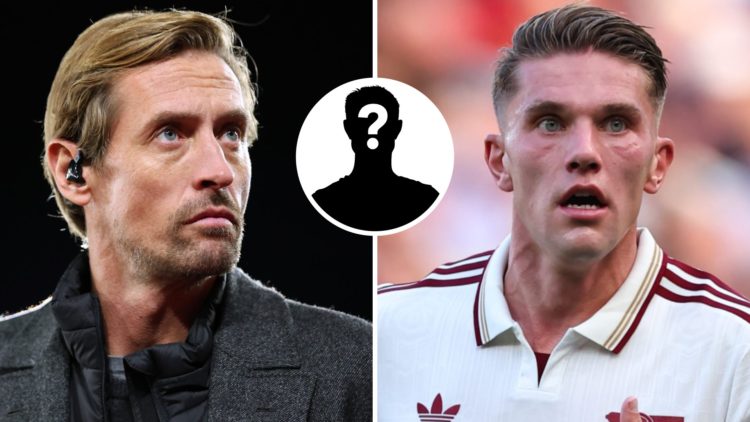 Former player Peter Crouch looks on after the Premier League match between Southampton FC and Tottenham Hotspur FC at St Mary's Stadium. Viktor Gyo...