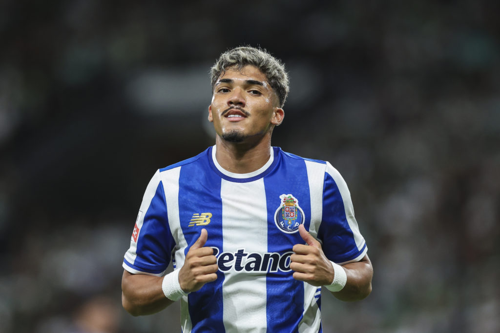 Porto's William Gomes in action during the Primeira Liga match against Sporting at the Estadio Jose Alvalade in Lisbon