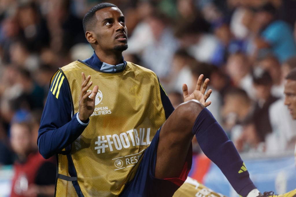 Alexander Isak of Sweden during the warming up during the match between Slovenia v Sweden at the Stadium Stozice
