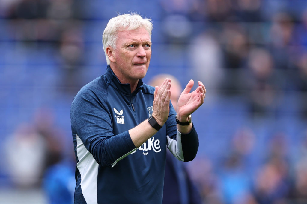 David Moyes claps Everton fans after Aston Villa draw