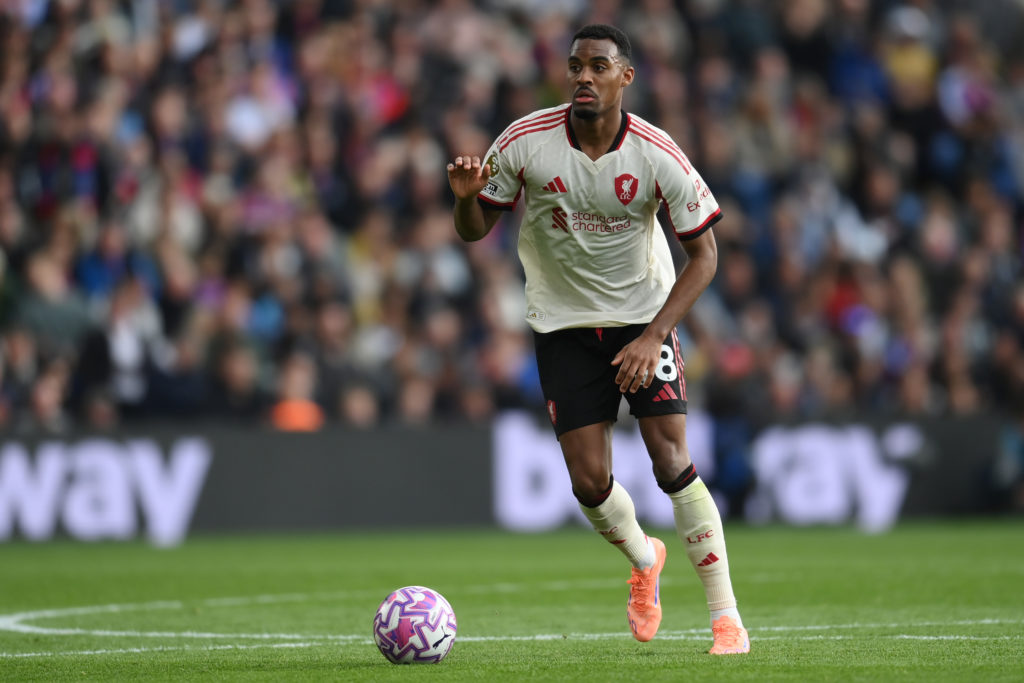 Ryan Gravenberch on the ball vs Crystal Palace