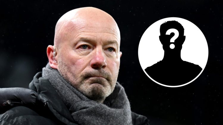 Alan Shearer looks on prior to the UEFA Champions League 2024/25 League Knockout Play-off