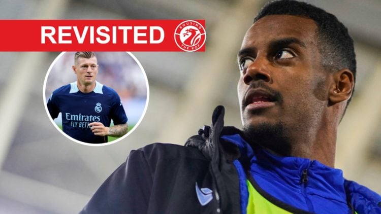 Alexander Isak arrives ahead of Real Sociedad's La Liga match against RCD Mallorca. Toni Kroos warms up ahead of a match between Real Madrid legend...
