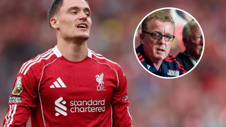 Florian Wirtz pictured during Liverpool's Premier League match against Arsenal at Anfield. New England Revolution manager Steve Nicol answers quest...