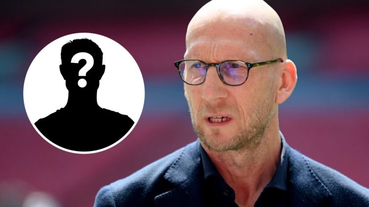 Jaap Stam (right) looks on during FA Cup game