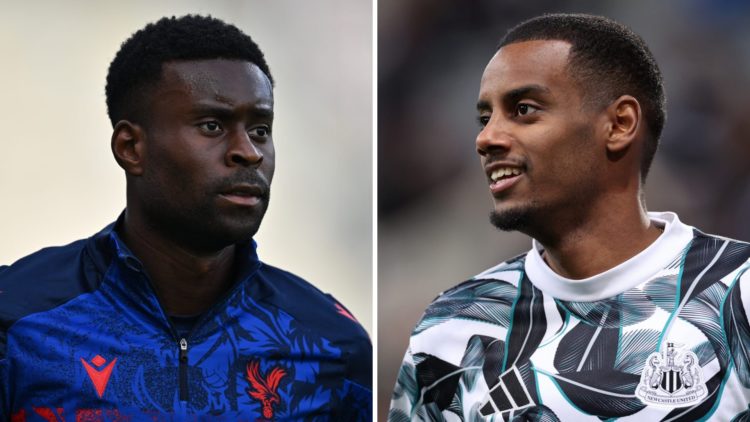 Marc Guehi warms up ahead of Crystal Palace's UEFA Europa League qualifier against Fredrikstad. Alexander Isak warms up ahead of Newcastle United's...
