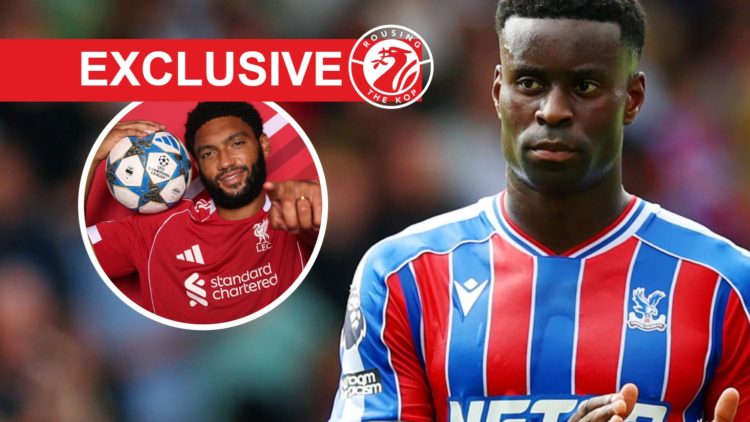 Marc Guehi of Crystal Palace applauds after the Premier League match against Nottingham Forest at Selhurst Park. Joe Gomez poses during a photoshoo...
