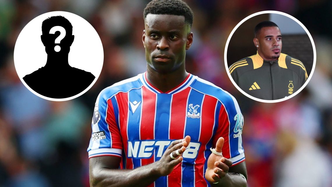 Marc Guehi applauds after Crystal Palace's Premier League match against Nottingham Forest at Selhurst Park. Murillo arrives ahead of Nottingham For...