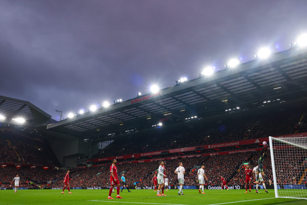 Shot of the ground during Liverpool v Manchester United - Premier League