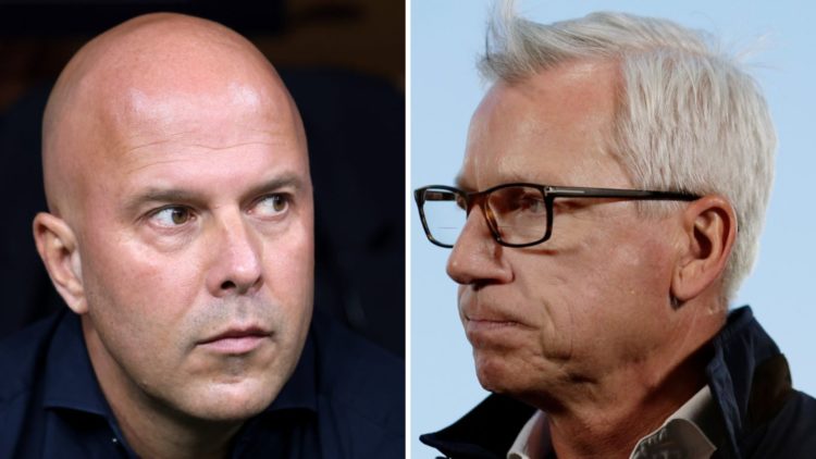 Arne Slot looks on from the bench against Galatasaray. Alan Pardew of ADO Den Haag during the Dutch Eredivisie match between ADO Den Haag v Heracle...