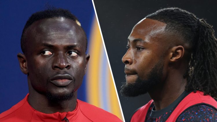 Sadio Mane pictured ahead of the 2022 UEFA Champions League final between Liverpool and Real Madrid at the Stade de France, Paris. Antoine Semenyo ...