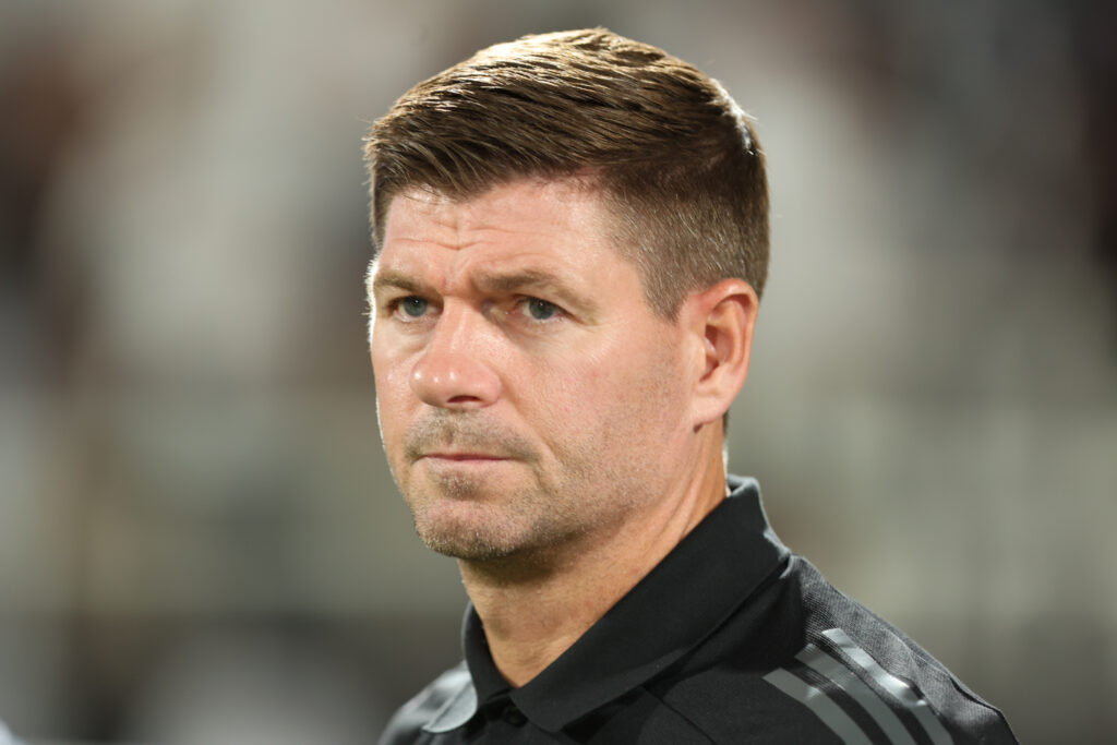 Steven Gerrard during Al-Shabab v Al-Ettifaq: Saudi Pro League