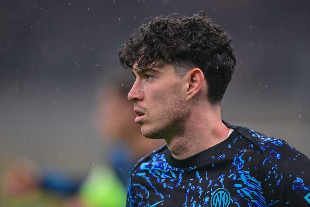 Alessandro Bastoni of Inter during the serie A match between