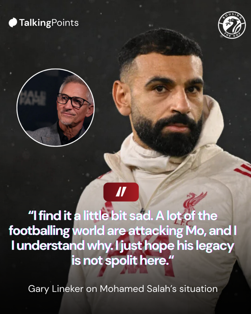Gary Lineker on Mohamed Salah