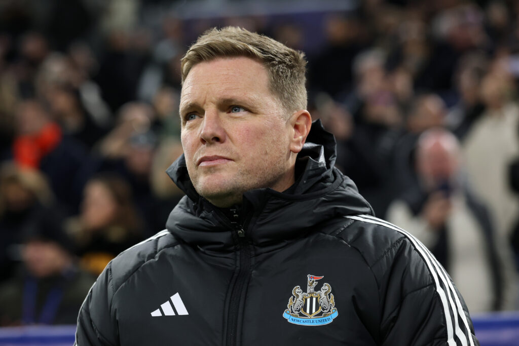Eddie Howe prior to Olympique de Marseille v Newcastle United FC - UEFA Champions League 2025/26 League Phase MD5
