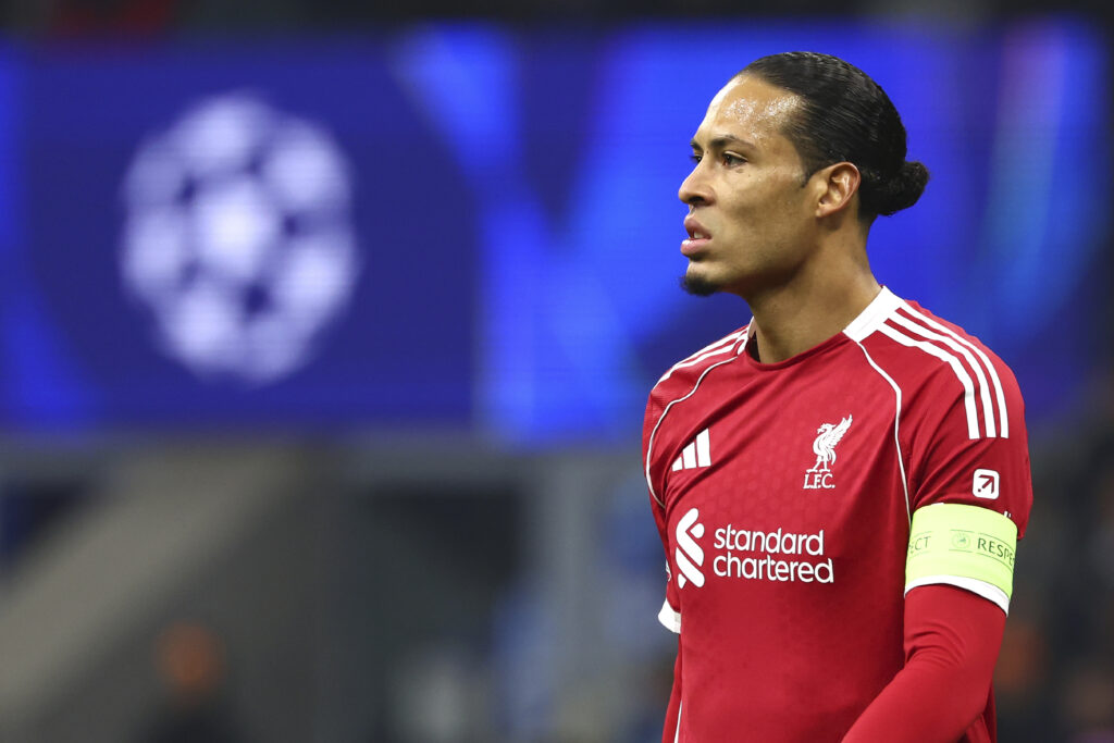 Virgil van Dijk for Liverpool in the Champions League