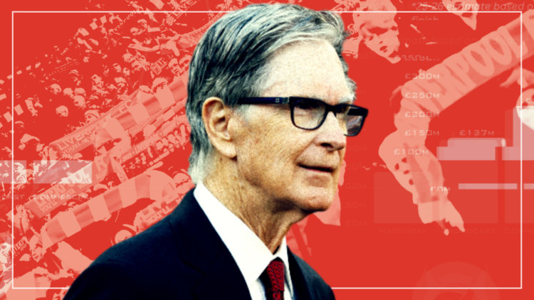 Abstract cover art featuring Liverpool and FSG owner John Henry