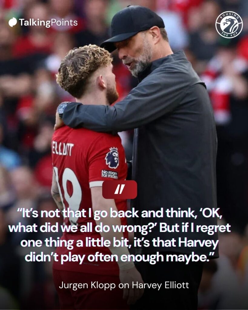 Jurgen Klopp on Harvey Elliott