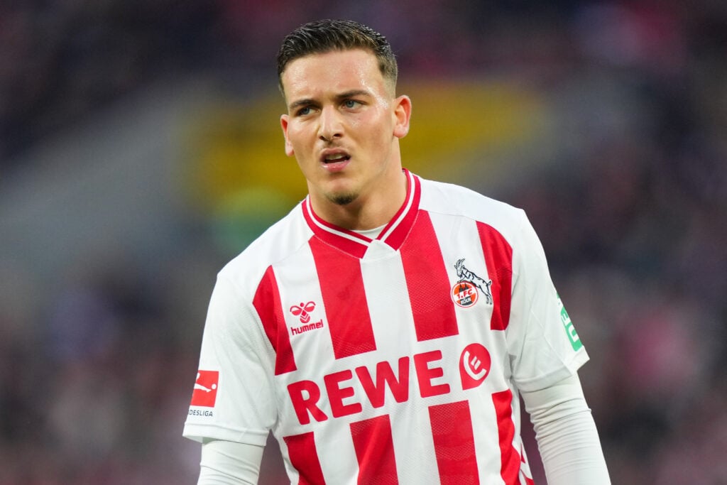 Said El Mala pictured in action for FC Koln during their Bundesliga match against St Pauli